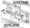 FEBEST 0276-T30R Piston, brake caliper